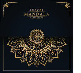 Abstract beautiful mandala design background for greeting card,
 invitation and background many template