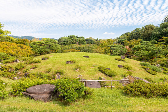 Scene At Isuien Garden In Nara, Japan