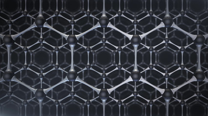 Graphene 3D Background