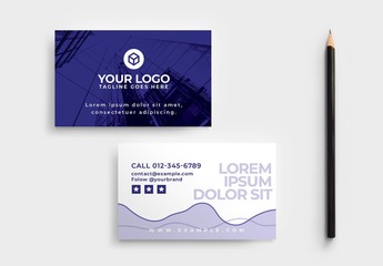 Mobile App Developer Business Card Layout