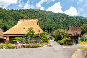 Fototapeta na wymiar The Miyama District in Rural Kyoto Prefecture, Japan