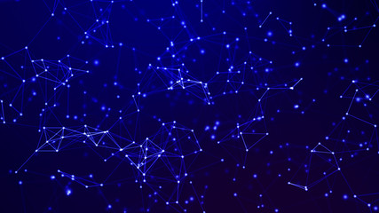 Blue Plexus Background 02