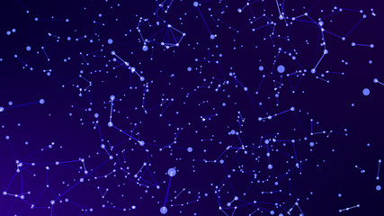 Blue Plexus Background 03