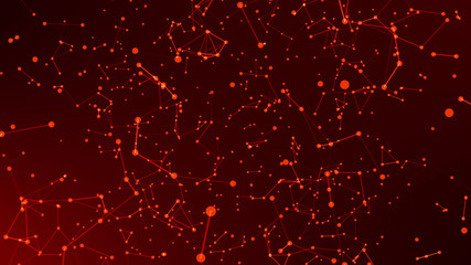 Red Plexus Background 03