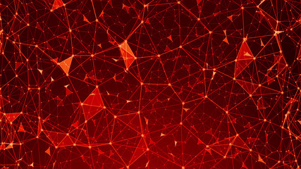 Red Plexus Background 04