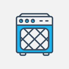 Guitar amplifier icon