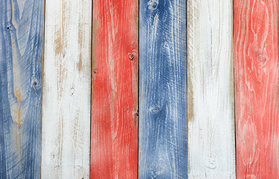 Full Frame Shot Of Multi Colored Wood Fence