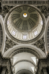 Brescia, Italy. Interiors of catholic church (Cathedral of Santa Maria Assunta).