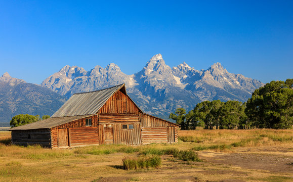 Barn in the Shadow of the Tetons © michaelbaker