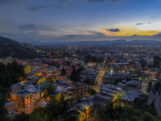 Obraz premium view of the city at night