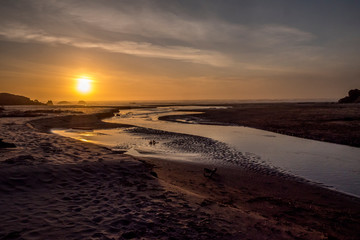 Low Tide Sunset