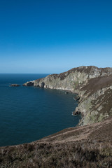 Fototapeta premium A view of the Welsh coastline.