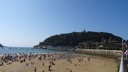 Obraz premium San Sebastian is a stunning smart city in northern Spain