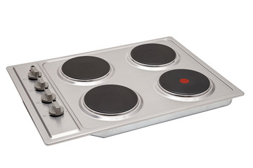 Fototapeta premium stainless steel and tempered glass worktop photographed at different angles