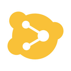 share symbol social media block style icon