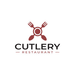 Design logo templates for your business, Modern and creative, Cutlery or fork and spoon vector or food restaurant logos