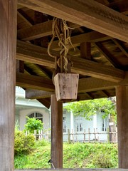 お城で見た古い井戸のアップ＠島根