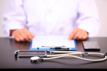 Fototapeta premium doctor works in an office