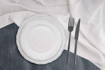 Tableware dish cutlery wedding plate menu Image mockup mock 