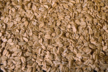 Textura de avena cruda