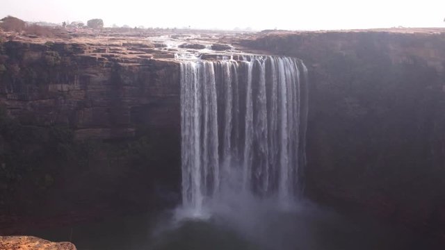 Waterfall Rewa Travel Beautiful Cinematic Madha Pradesh India Location Nature Environment