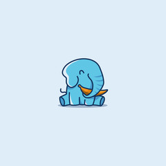 Fun Elephant Character
