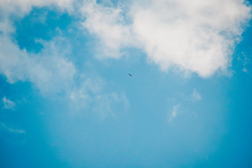blue sky with clouds background