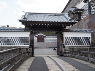 the kanazawa castle park in japan