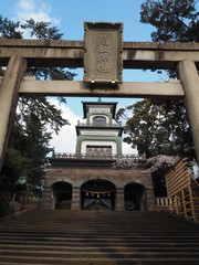 Oyama Jinja Shrine in kanazawa