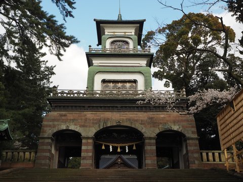 Oyama Jinja Shrine in kanazawa