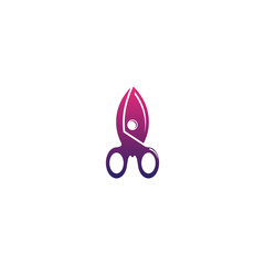 Unique Scissor Logo-Icon