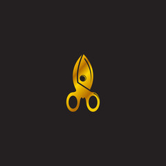 Unique Scissor Logo-Icon