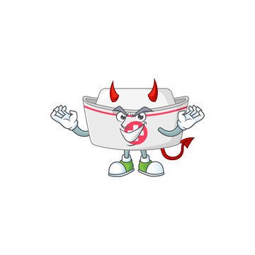 A picture of devil nurse hat cartoon character design