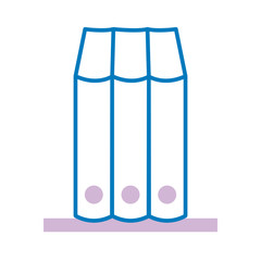 text books closed line style icon