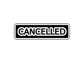 Cancelled black