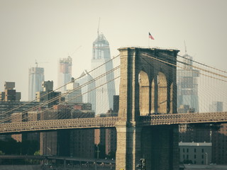 Brooklyn Bridge vintage style