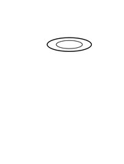 3d render of a circle symbol made of spheres