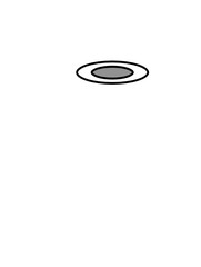 3d render of a circle symbol made of spheres