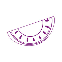 watermelon fruit fresh isolated icon white background