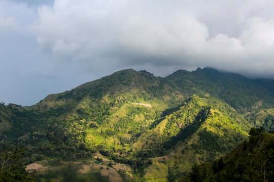 Scenic View Of Mountains Against Sky © paniman palengai/EyeEm