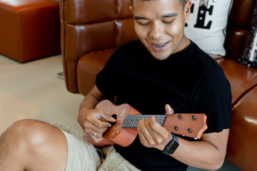 Young woman stay at home In the COVID-19 situation,