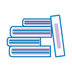 text books closed line style icon