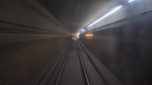 Flowing timelapse in Toronto's public transit system.