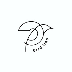 bird line logo design exclusive  inspiration