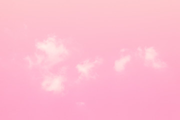 Subtle background pink of cloud and sky.Beautiful soft sky.