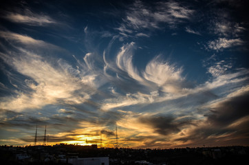 Cielos con nubes. 