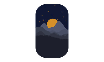flat design landscape