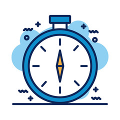 chronometer timer detail style icon