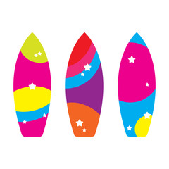 surfing board icon vector