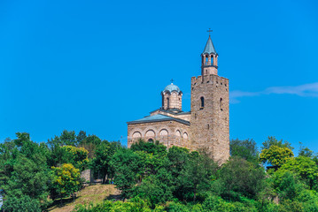 Fototapeta na wymiar Patriarchal Cathedral in the Tsarevets fortress. Veliko Tarnovo, Bulgaria